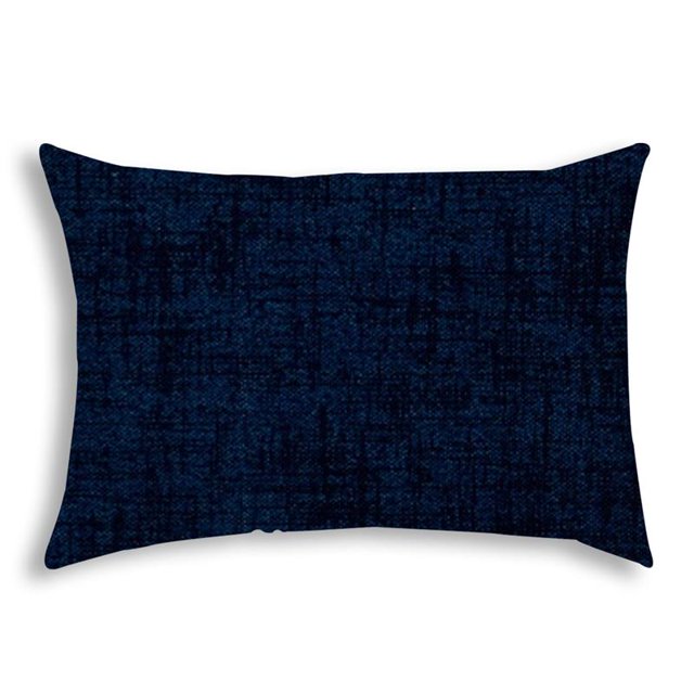 Joita Coussin d'Intérieur/extérieur Tissé Cousu Fermé - Tissu Polyester Bleu