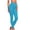 Blue, variant on Women's Sports Fitness Pants Solid Colored CasualTight Fitting Tight Peach Hip Yoga Pants Stretch Pants