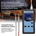 thumbnail image 2 of Graflsoa Testeur de Résistance Interne Portable à 4 Fils de Haute Précision pour Batterie avec Écran Rétroéclairé, Batterie au Lithium Intégrée et Plage de Tension 45V pour Divers Types de Piles (Li-ion, NiMH, LiFePO4,, 2 of 6
