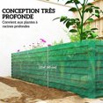 thumbnail image 4 of Outsunny 8x4x2ft Galvanized Raised Garden Bed, Open Bottom, Green, 4 of 10