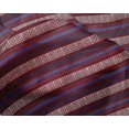 thumbnail image 4 of oneOone Silk Tabby Fabric Chevron & Greek Key Block Print Fabric By Yard 42 Inch Wide, 4 of 4
