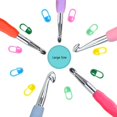 thumbnail image 2 of Ergonomic Crochet Hooks with Extra Long Soft Grip Handles Crochet Hook Needles for Arthritic Hands, 2 of 7