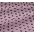 thumbnail image 5 of oneOone Silk Tabby Fabric Leaves & Floral Block Printed Fabric 1 Yard 42 Inch Wide, 5 of 5