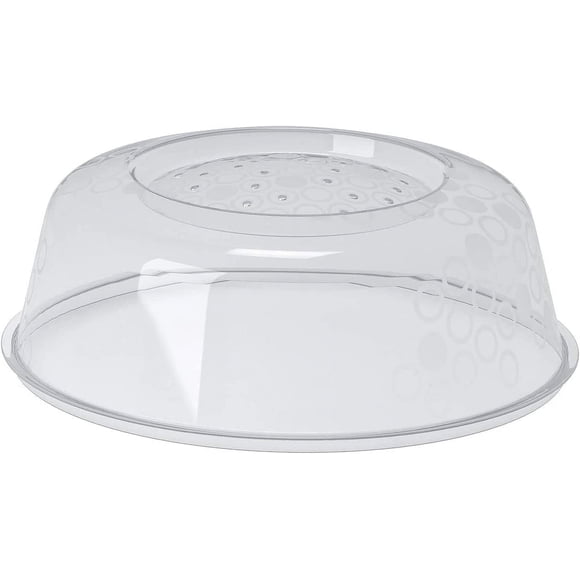 IKEA Microwave Plate Cover 10" Steam Release Grey Lid Splatter Screen Prickig
