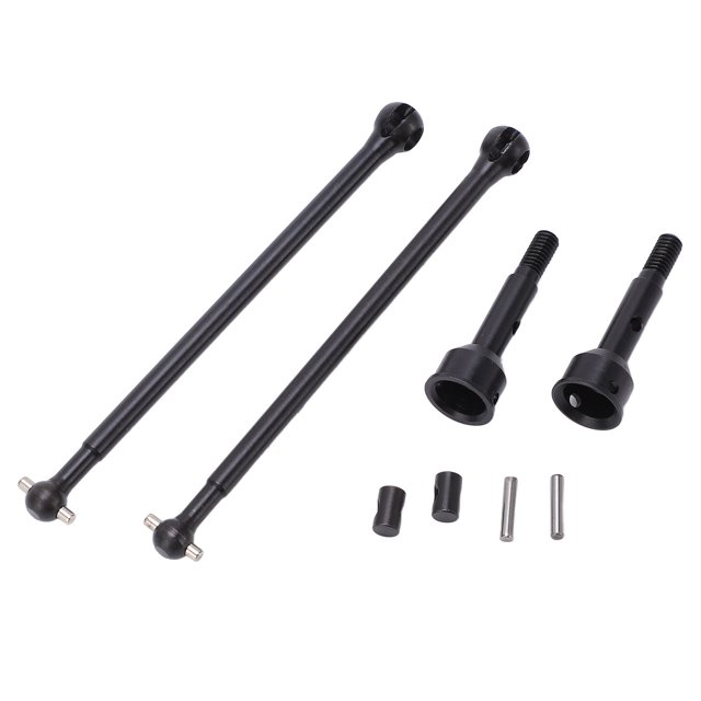 Front CVD Drive Shaft, Steel Stable Transmission Effect Black Replacement RC Car Front Drive Shaft For 1/10 RC Car