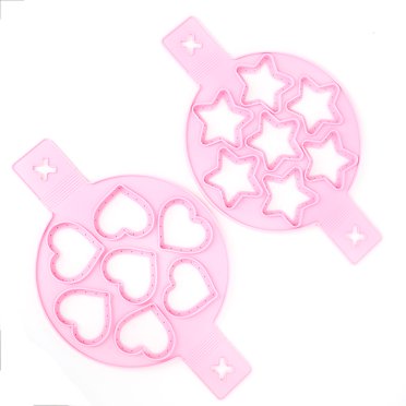 Spptty Pan, ,2Pcs Silicone Pancake Maker Non-stick Cooker Pan Flip Mold DIY Kitchen Accessories