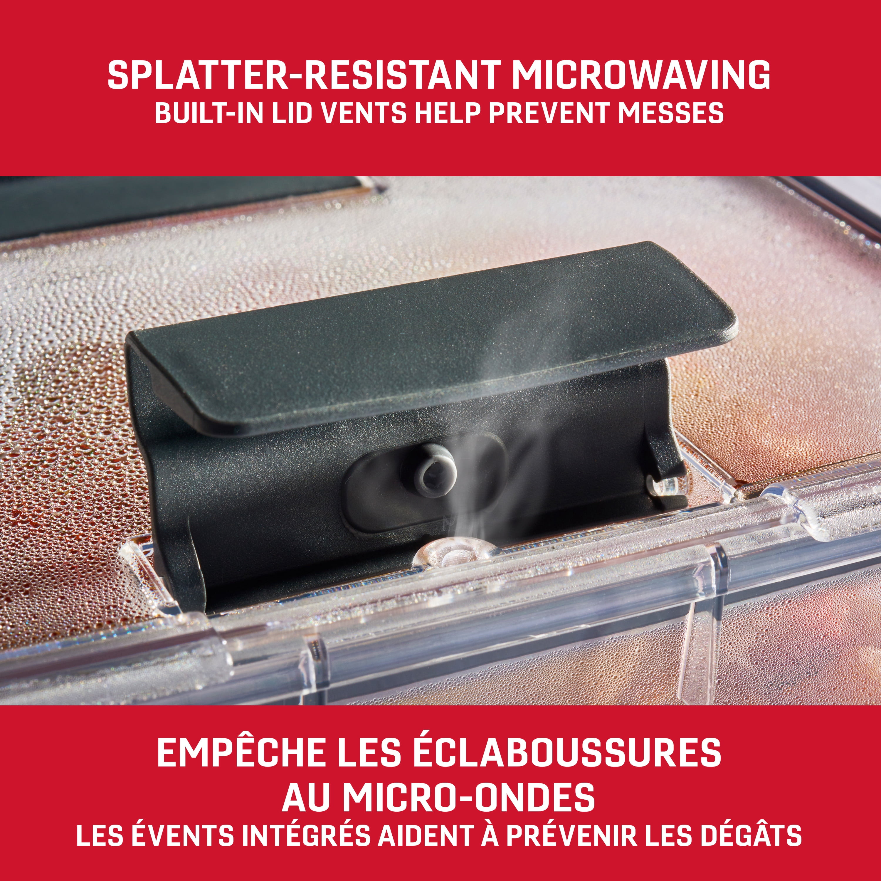 Contenants pour aliments en plastique Rubbermaid Brilliance, tailles assorties, paquet de 22, 44 pièces avec couvercles
