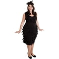 thumbnail image 1 of Karnival Costumes - Plus Size Black Flapper - Size XL, 1 of 1