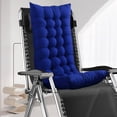 thumbnail image 4 of SLYNSHome Clearance Rocking Chair Cushions Seat Cushion with High Back Pads Thickened Kitchen Dining Chairs Pad for Indoor Outdoo - Blue, 4 of 7