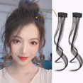 thumbnail image 2 of RYGRZJ Hair Extensions Straight Highlight Hairpieces Fake Streak Curls~, 2 of 4