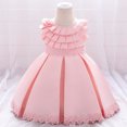 thumbnail image 2 of Wedding Dress for Girls Kids Girls Ruffled Princess Bridesmaid Pageant Gown Birthday Party Wedding Dress Party Dress for Girls Princess Dress for girls Birthday Dress, 2 of 8