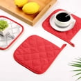 thumbnail image 3 of Placemat 2 Product Category Pot Holder Set with Padded Cloth Potholders for Kitchen – 3 Pack for Cooking and Baking Washable Durable Heat-, 3 of 3