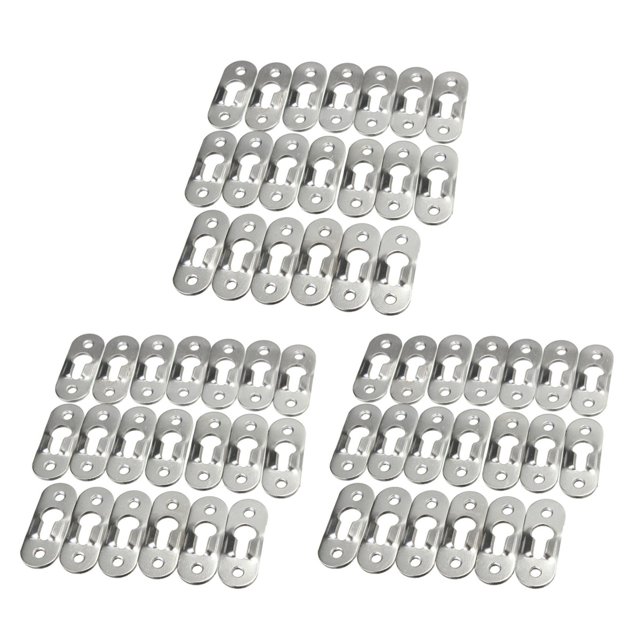 60 Pièces 44mm Métal Trou de Serrure Fixations Photo Peinture Fixations