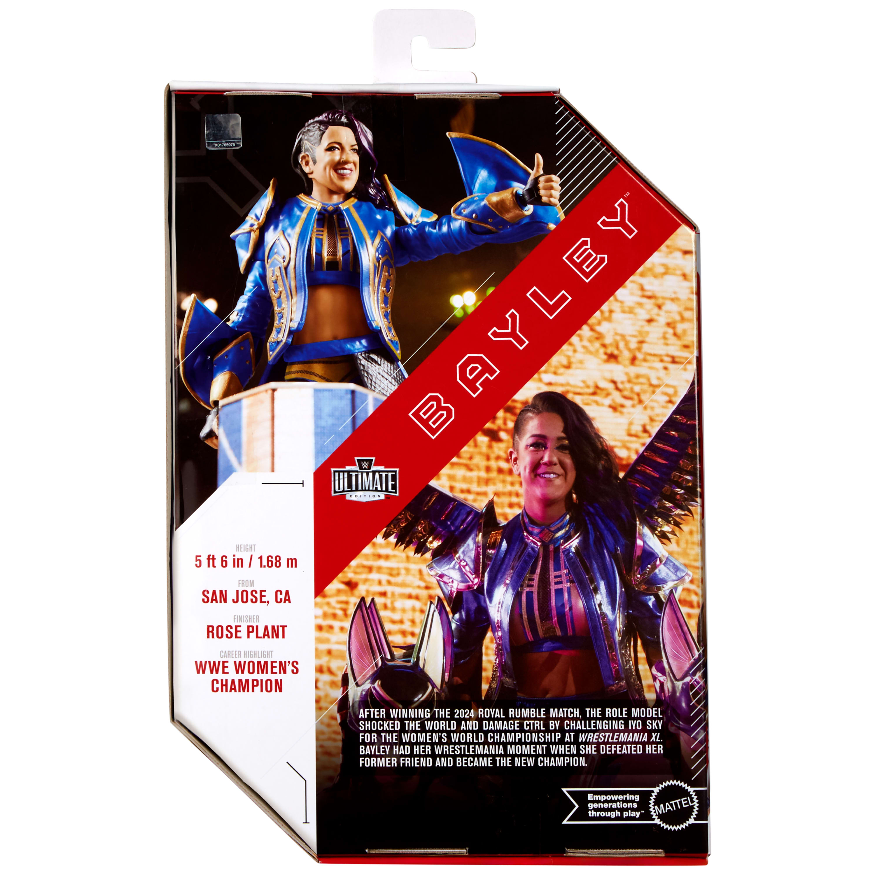 WWE-Figurine articulée Ultimate Bayley-15cm avec accessoires