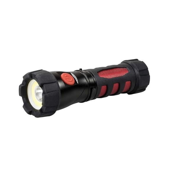 Dorcy DCY414349 Ultra HD Series Cob Swivel Flashlight & Area Light - Black & Red