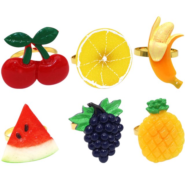 6Pcs Napkin Ring Ornament Napkin Holder And Ring For Table Decor Hosts Party Planners
