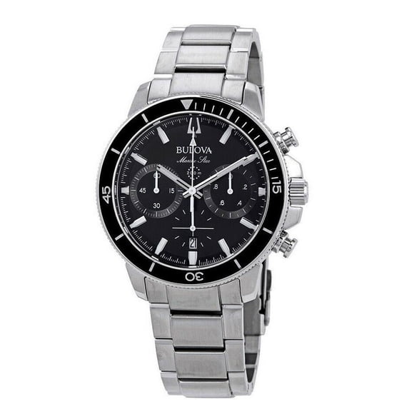 Bulova 96B272 Marine Star 45MM Men's Chronograph Stainless Steel Watch