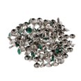 thumbnail image 3 of veasfak 50 Sets Double Side Rivets Studs DIY Shoes Clothes Snap Button 7mm - Yellow, 7mm Green, 3 of 9