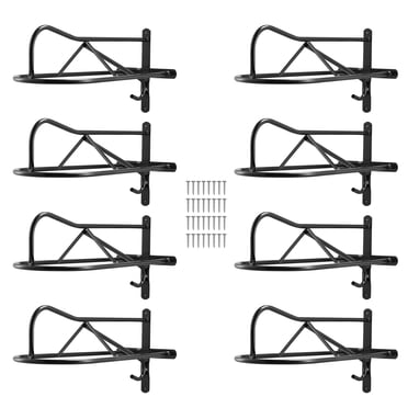 VEVOR Support Mural pour Selle avec Barre de Coussinet 8 Paquets Support pour Selle de Cheval