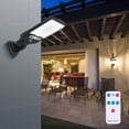 thumbnail image 1 of Yhmxh Home Appliances Home Accessories Apartment Essentials Solar Street Light,IP65,Dusk To Da-wn With Motion Sensor LED Security Flo-od Light For Parking Lot,Remote Control With 18 LED Lamp Beads, 1 of 5