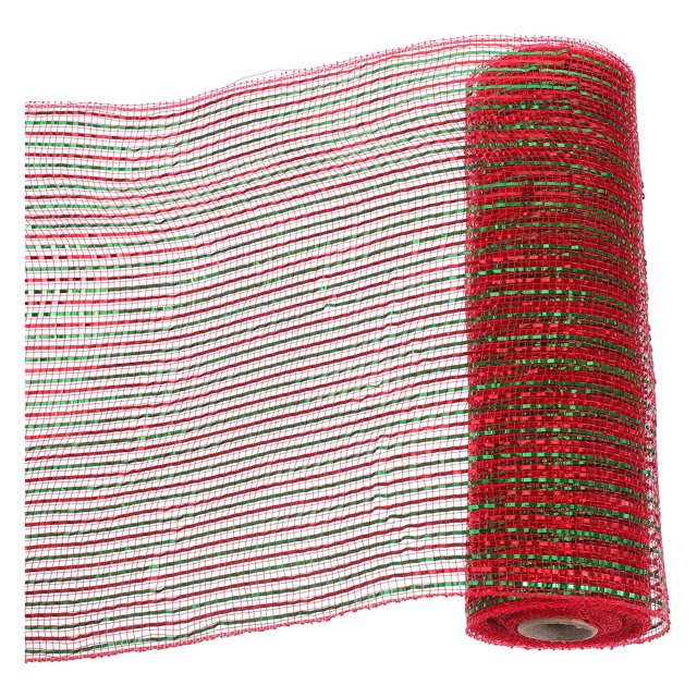 MasteelfCA 1 Roll of Decorative Mesh Ribbons Wrapping Polyester Ribbons DIY Ribbon Ornament