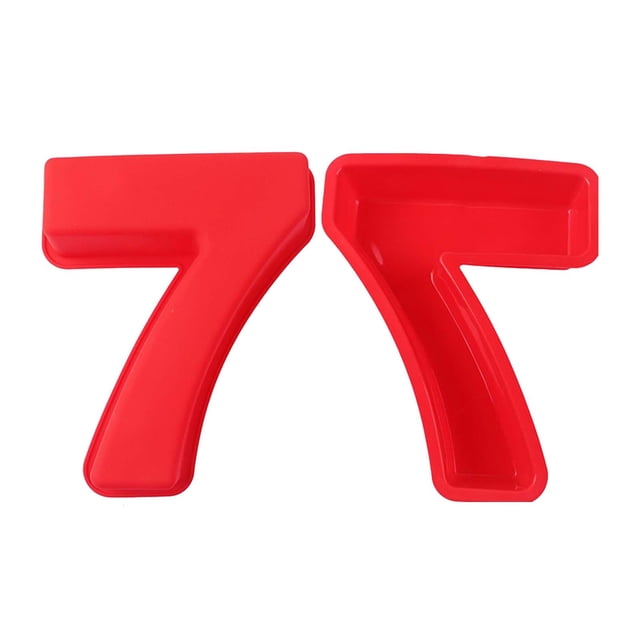TIMIFIS Silicone Mold 10 Inch Large Silica Gel Large Cake Birthday Number Cake Pizza Pan Baking Cake Bread Kitchen DIY Mould Kitchen Gadgets