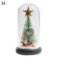 thumbnail image 2 of LED Decorative Lamp Luminous Christmas Tree Glass Cover Night Light Desktop Decoration Gifts for Showcase, 2 of 8