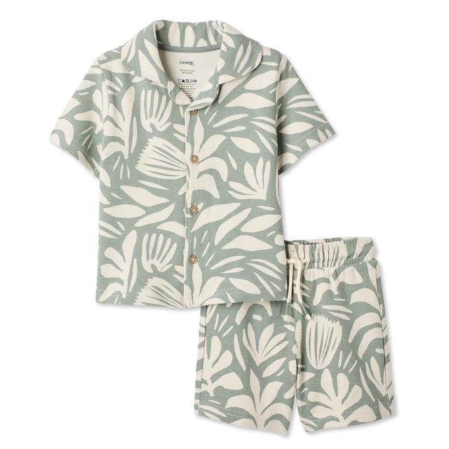 Ensemble 2 pièces avec chemise de vacances George pour petits garçons