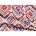 thumbnail image 5 of oneOone Rayon Red Fabric Ikat Sewing Craft Projects Fabric Prints By Yard 56 Inch Wide, 5 of 5