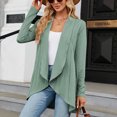 thumbnail image 2 of CEHVOM Cardigan Veste à Manches Longues Ample de Couleur pour Femmes en Liquidation, 2 of 6