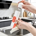 thumbnail image 3 of Cleaning Brush with Soap Dispensing Function for Kitchen Long Handle Detachable Scrub and Refillable Cleaning Solution for Daily Dishwashing and Home Use, 3 of 3