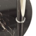 thumbnail image 3 of vidaXL 2-Tier Side Table Transparent & Black 38 cm Tempered Glass, 3 of 5