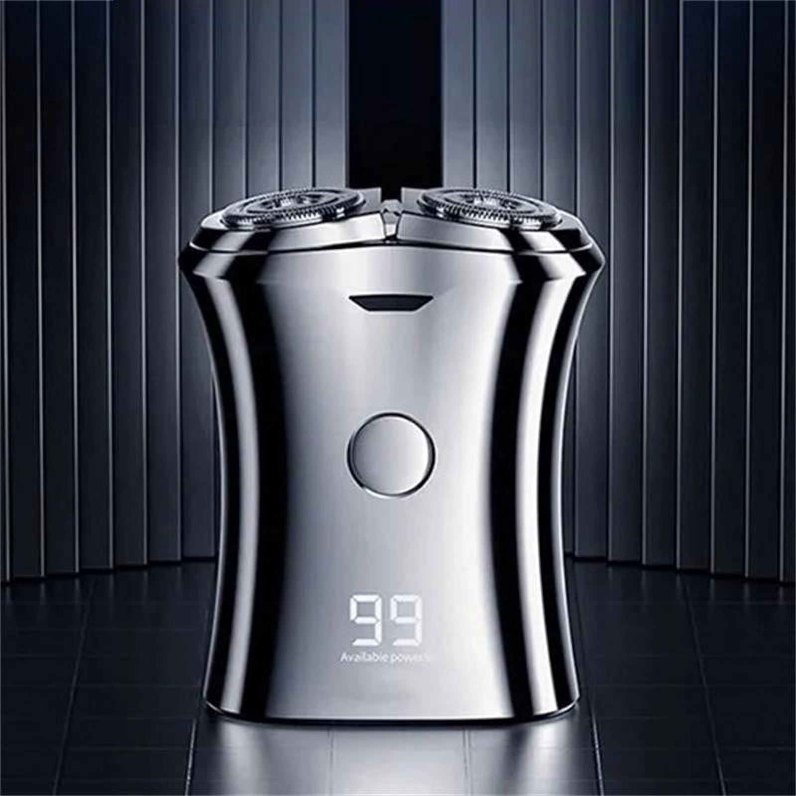 Electric Razor for Men,Washable Mini Electric Portable Electric Shaver Intelligent Digital Display Electric Shaver USB ChargingMen Father's Day Gift