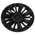 thumbnail image 3 of 4 Pcs Embout de Moyeu de Roue 19 Po Résistance au Vent Faible Remplacement Protecteur pour Tesla Modèle Y 20212023 Noir Brillant, 3 of 14