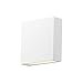 thumbnail image 3 of ET2 Brik LED Outdoor Wall Sconce White Aluminum Glass 2 Lights PCB Integrated, 3 of 4