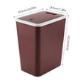 thumbnail image 4 of Hbdhejl Dustbin With Lid 13 Litre Dustbin With Gland Lid Dustbin Plastic Dustbin Bathroom Dustbin Kitchen Bedroom, 4 of 4