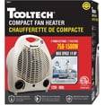 thumbnail image 2 of Tooltech® 750-1500-Watt Compact Fan Heater with Adjustable Thermostat, 2 of 5