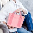 thumbnail image 4 of Agiferg Fashion Canvas Bag Tote Bag Storage Bag Multi-Pocket Handbag Handle Bag, 4 of 5