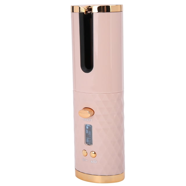 Herwey Fer à Friser Automatique, Fer à Friser Automatique Sans Fil USB Rechargeable, Fer à Friser Portable, Fer à Friser Automatique