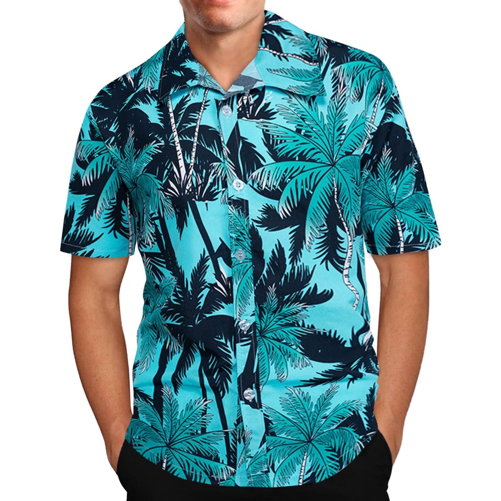 Chemise Hawaïenne pour Homme Chemises de Plage Tropicales