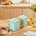 thumbnail image 5 of EGNMCR Lunch Box, Bento Boxes W Heat Straw Three-layer Lunch Box For Office Workers Can Be Microwave Heated Layered Lunch Box Student Compartment Lunch Box Lunch boxs, 5 of 5