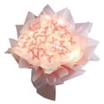 thumbnail image 1 of 52-Piece Artificial Butterflies and Flowers Bouquet Craft Kit With LED Light String for Valentine's Day, Birthday, Anniversary, Engagement, 1 of 7