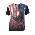 thumbnail image 1 of Mens Soaring American Eagle Sublimation T-Shirt - Medium, 1 of 2