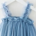 thumbnail image 4 of Cowsor Baby Girl Dress Flower Tulle Party Dresses Princess Pageant Birthday Wedding, 4 of 5