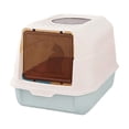 thumbnail image 1 of Cat Litter Box Enclosed Litter Box for Cats Large Covered Toilet Tray with Shovel for SplashProof Use Litter Box with Lid, 1 of 6