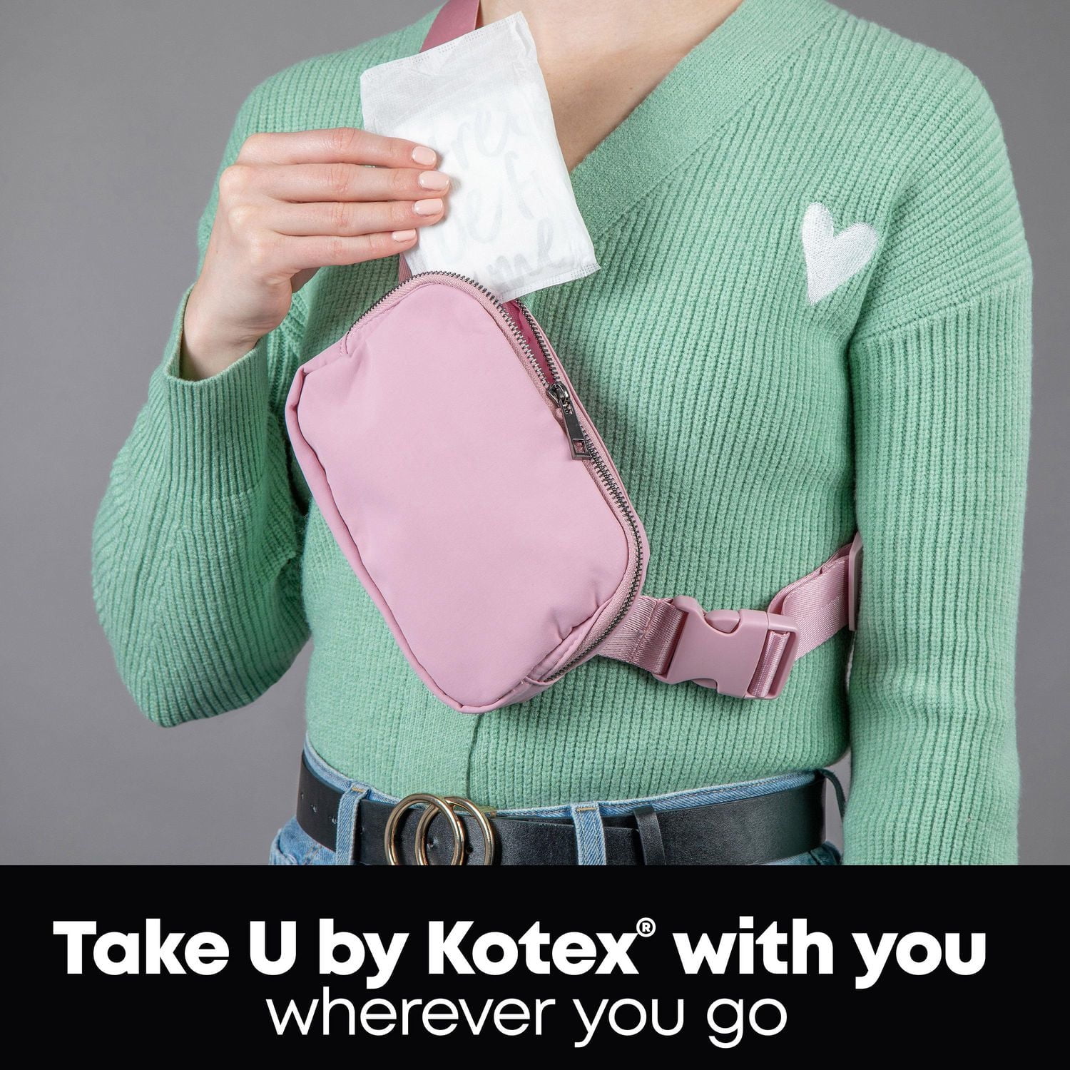 U by Kotex Clean & Secure Serviettes Maxi, Absorption Régulière