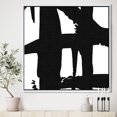 thumbnail image 3 of Sentiers Croisés Noir et Blanc II - Toile Encadrée Moderne et Contemporaine, 3 of 3
