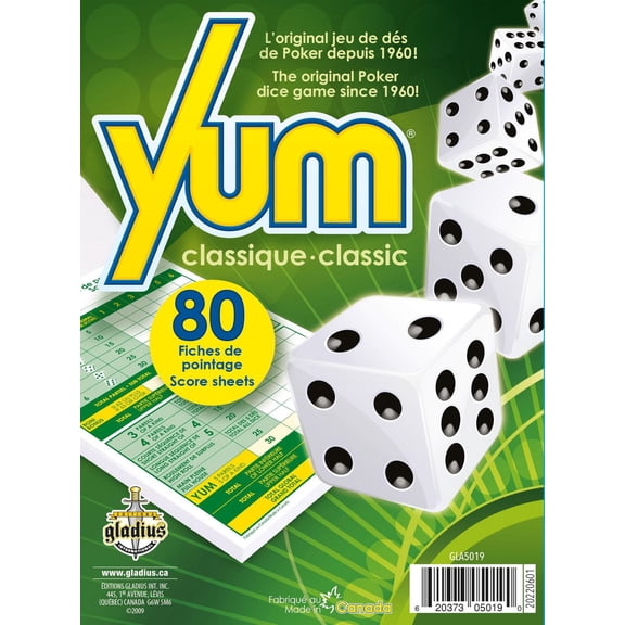 Editions Gladius Yum Classic Score Sheet Pad, For your Yum Classic
