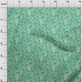 thumbnail image 3 of oneOone Georgette Viscose Green Fabric Asian Block Sewing Craft Projects Fabric Prints By Yard 42 Inch Wide, 3 of 4