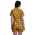 thumbnail image 4 of Moomaya Sleep Sets For Women With Shorts Pj Printed Short Sleeve Sleep Tops, 4 of 6
